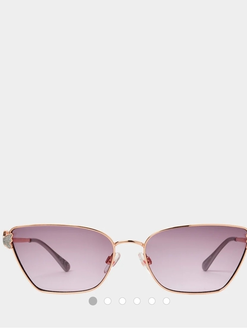 BETSEY JOHNSON NWT Blush Boss Pale Pink Sunglasses